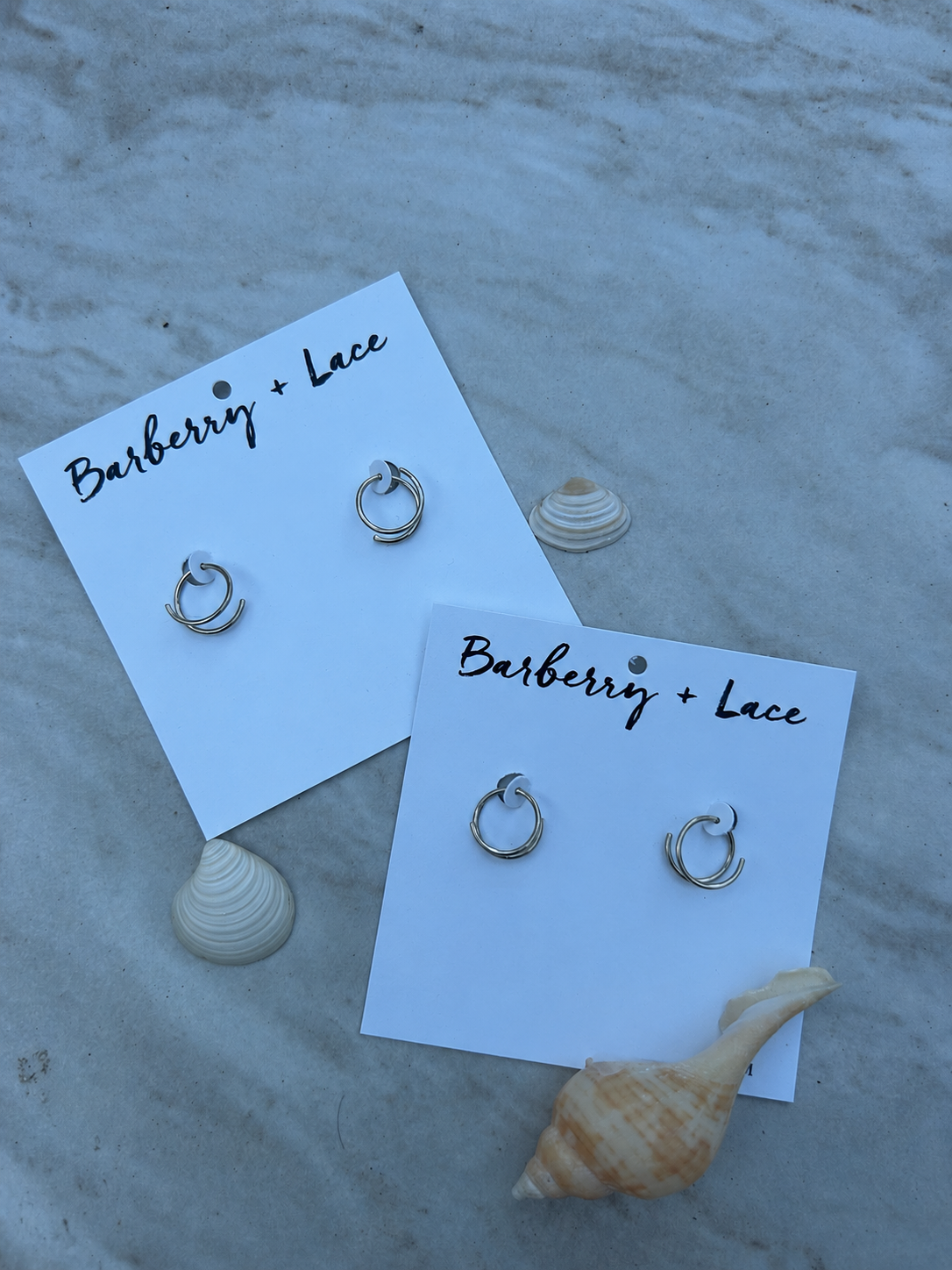 Twist-In Double Huggie Hoop Earrings