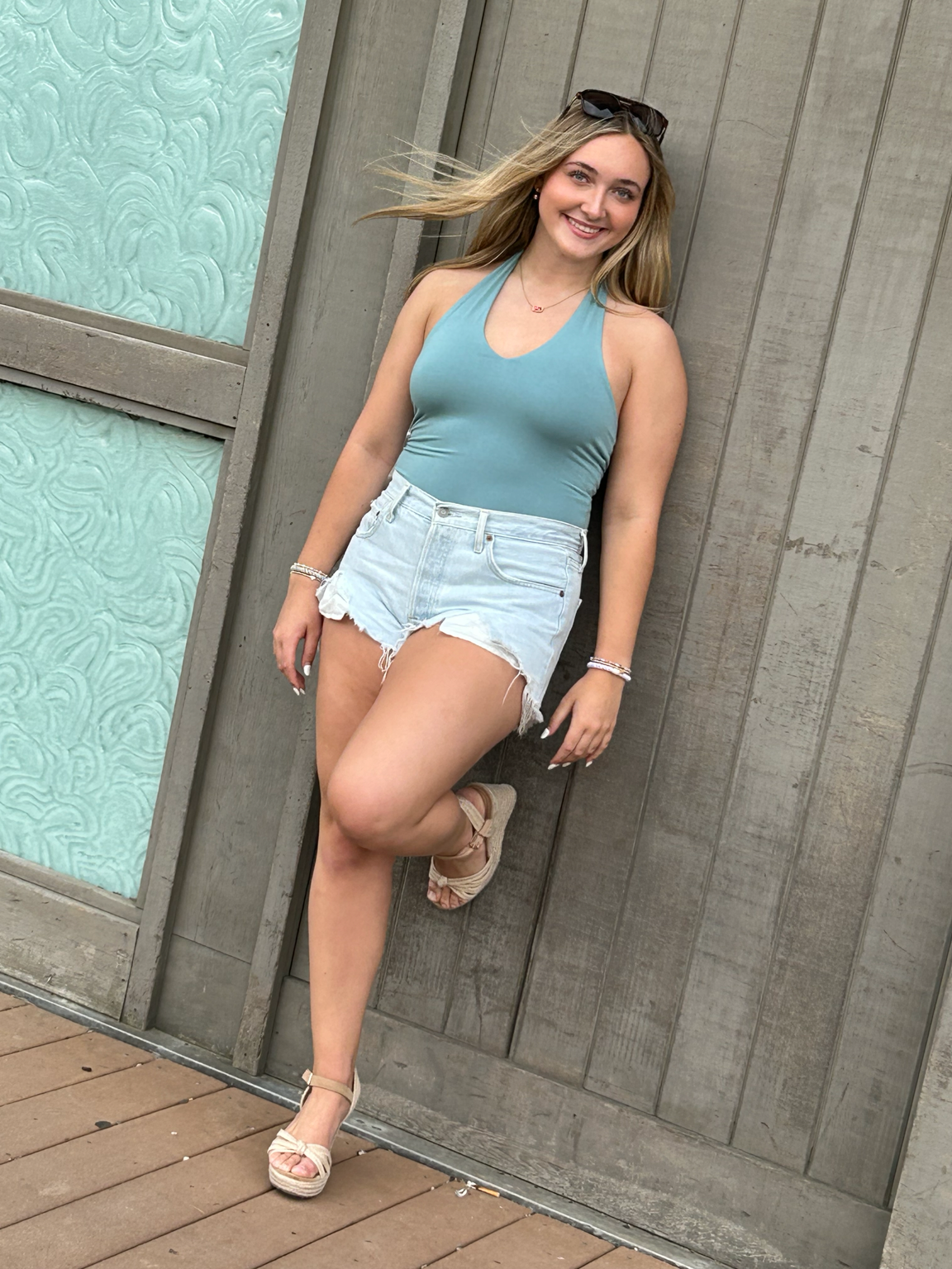 Ocean Tide Halter Bodysuit